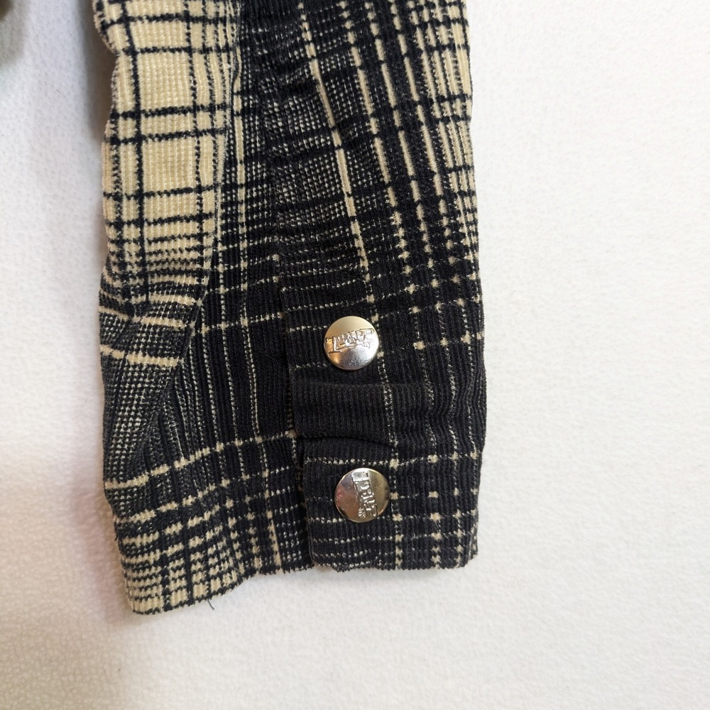 Vintage Tripp NYC Plaid Buckle Blazer L Y2K Goth Punk Grunge Jacket Academia Emo - Picture 8 of 11